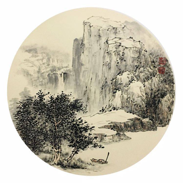 书画家刘芙蓉山水画小品欣赏