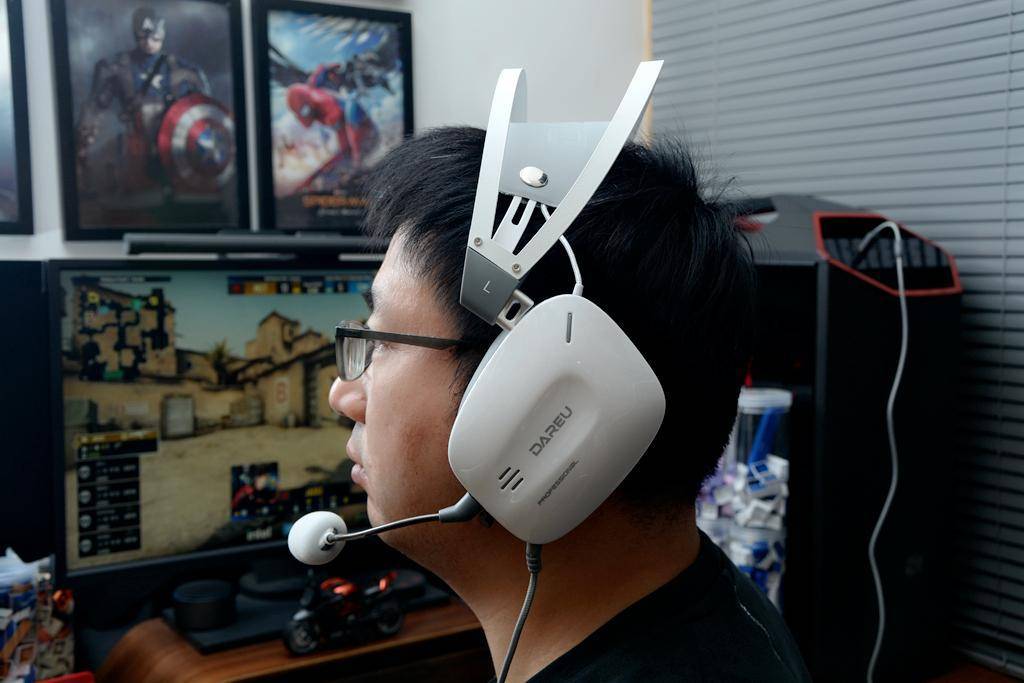 双层头梁、四种音效、虚拟7.1，达尔优A730方舟号游戏耳机开箱