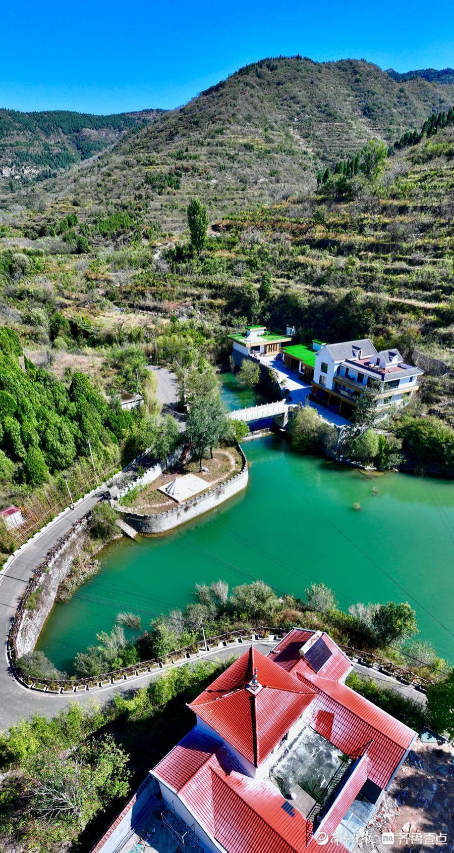 西营积米峪水库,青山绿水美如画_齐鲁_应用_通道
