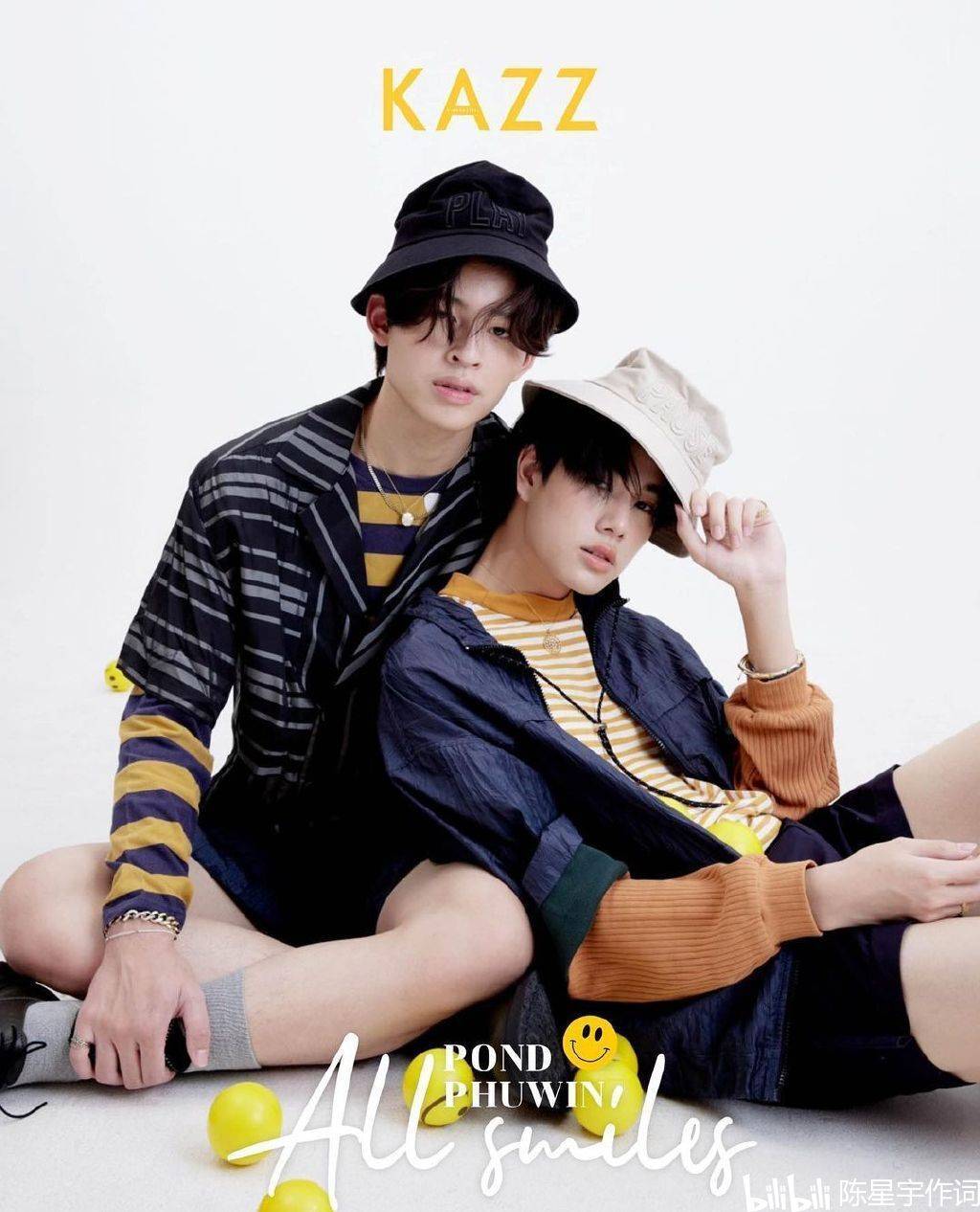 泰剧天上的鱼鱼你相医陈普明phuwin与pondnaravit最新可爱写真爆红