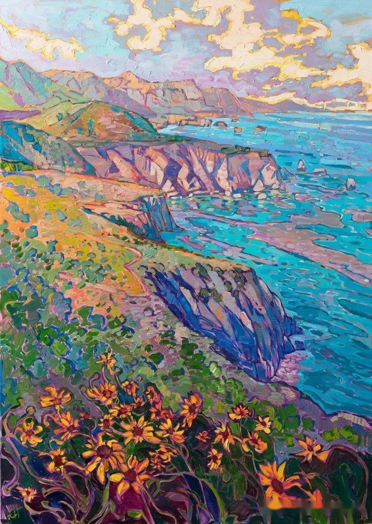 油画欣赏——erin·hanson_国展_微信_印象派