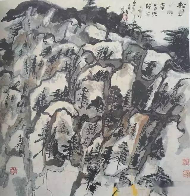 赖少其作品鉴识要点:书法题款和不同阶段画风_中国画院_版画_黄山