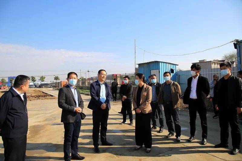 程晓醒带队到颍上经开区调研项目建设 疫情防控等工作_发展_企业_建设