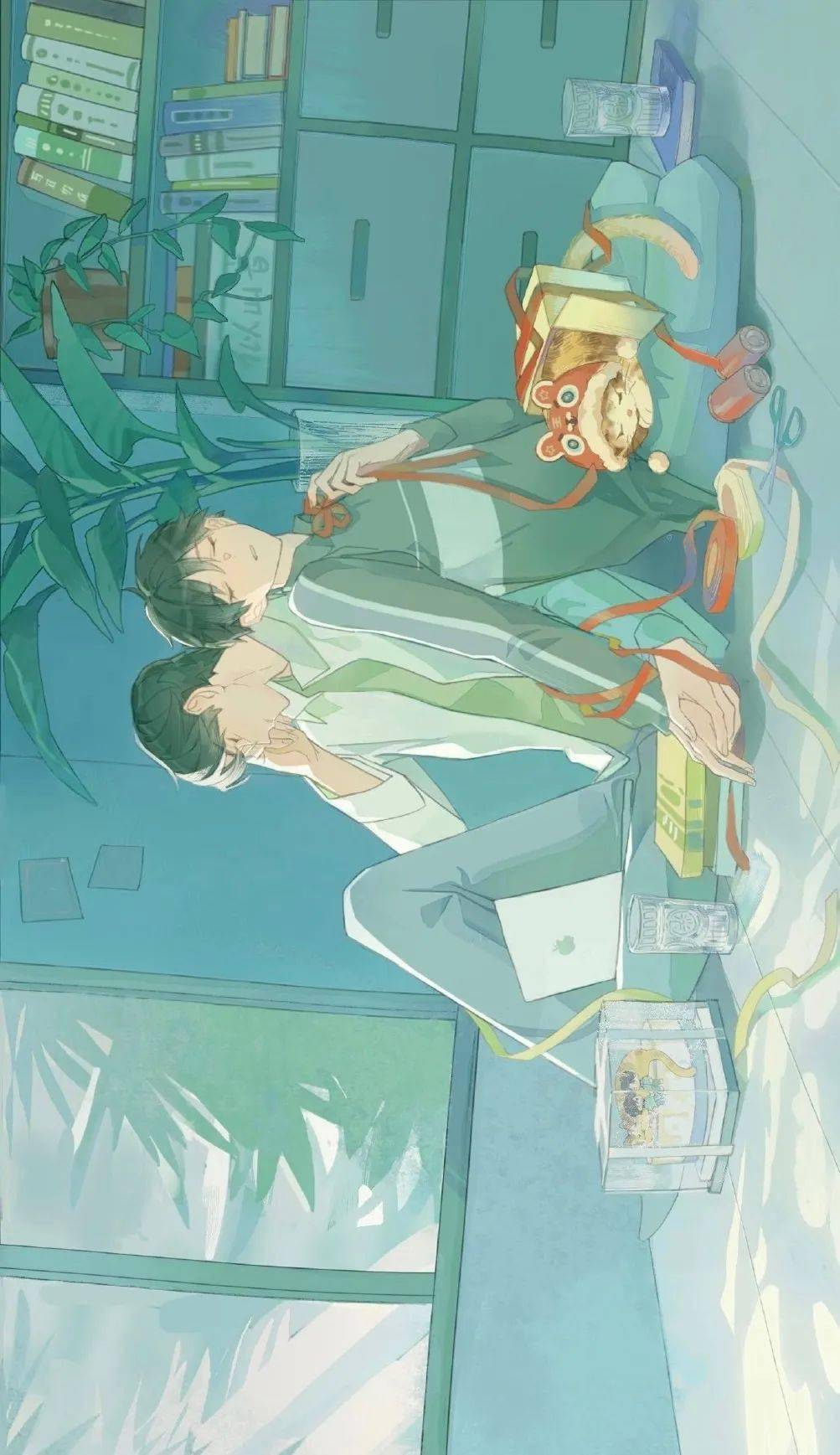 动漫壁纸 | 盛望成了唯一的例外_收敛_图片_蓝色