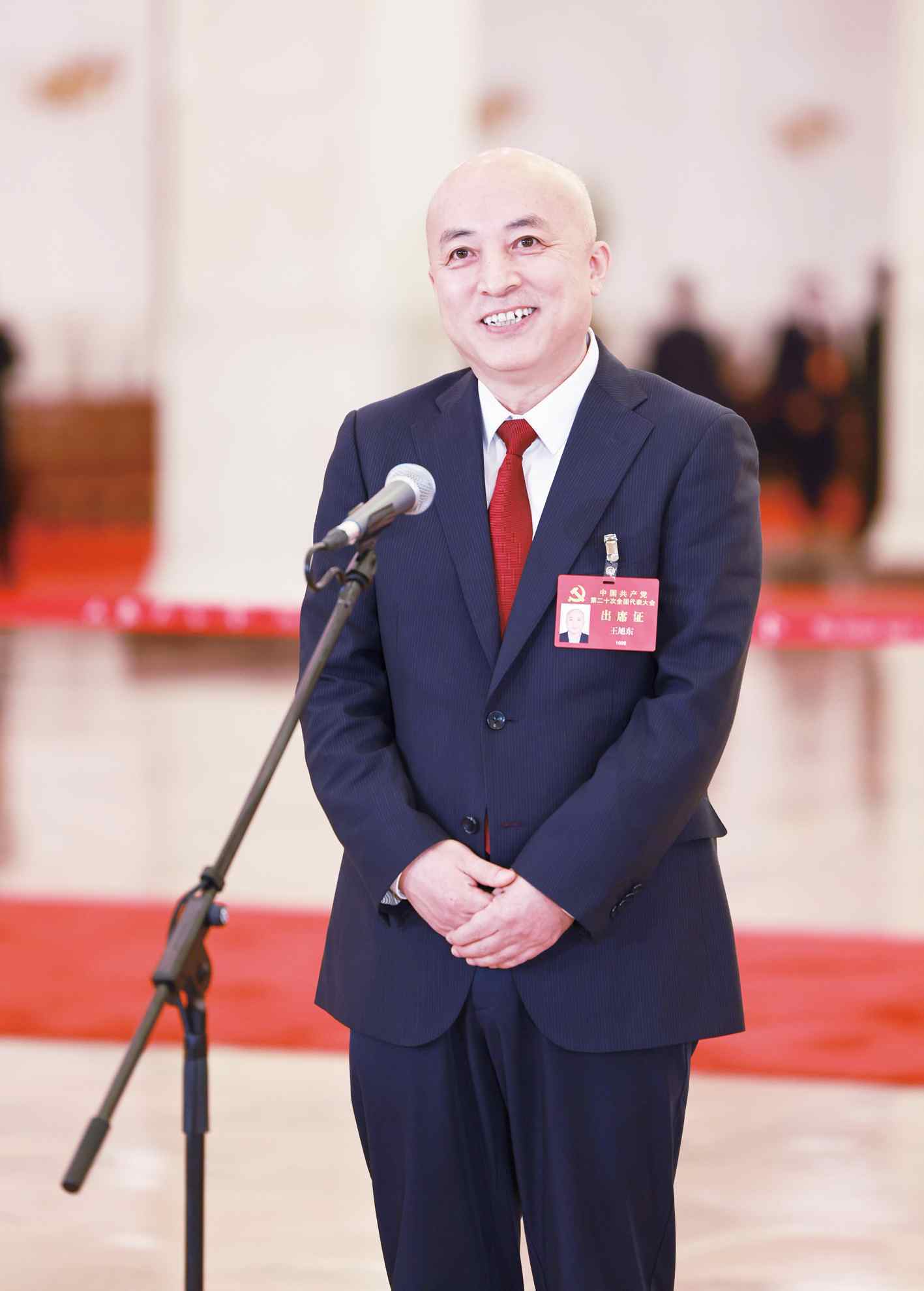 首场党代表通道开启丨王旭东:文化遗产承载着全人类共同的价值