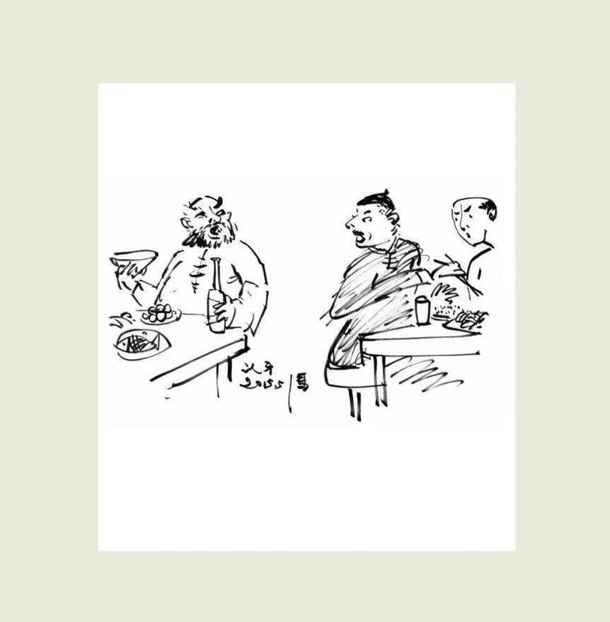 冯骥才:我画的是我心里的《俗世奇人》_插图_小说_人物