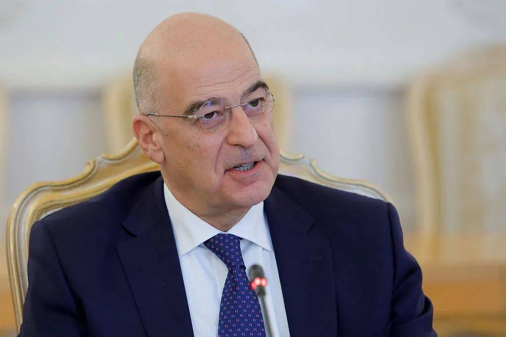 希腊外长尼科斯·登迪亚斯资料图 图源:视觉中国