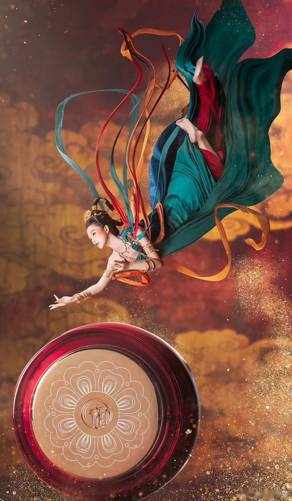 清华美女学霸cos敦煌菩萨火出国,竟被印度人奉为神!_飞天_造型_壁画