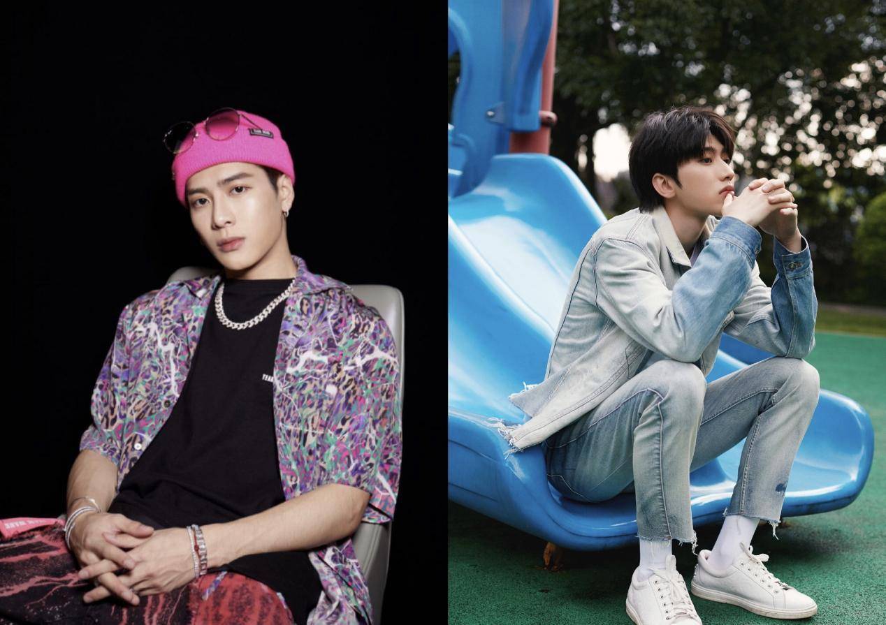 王嘉尔与蔡徐坤师生同框,录制《奔跑吧4》,实力不配平起平坐_网友