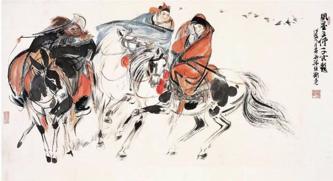 刘旦宅画马,有股豪放之气!_版权_花鸟_文字版