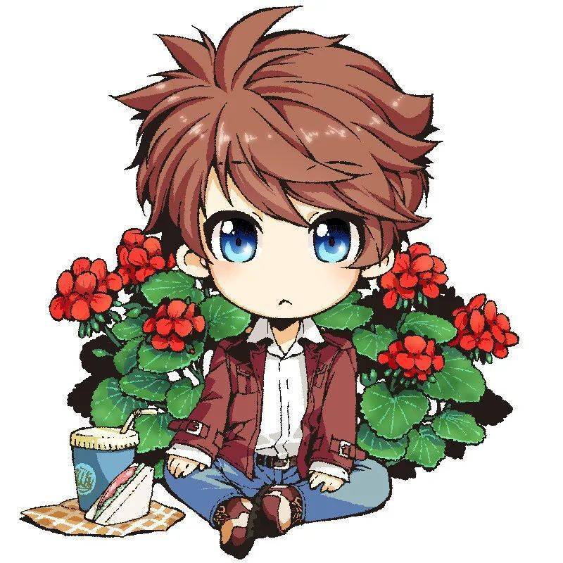 q版动漫:可爱 有个很可爱的人 正在读这行字_动漫