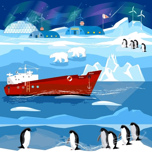 小图爱阅丨科普阅读推荐——广阔的冰封之地 · 南极洲_企鹅_大陆