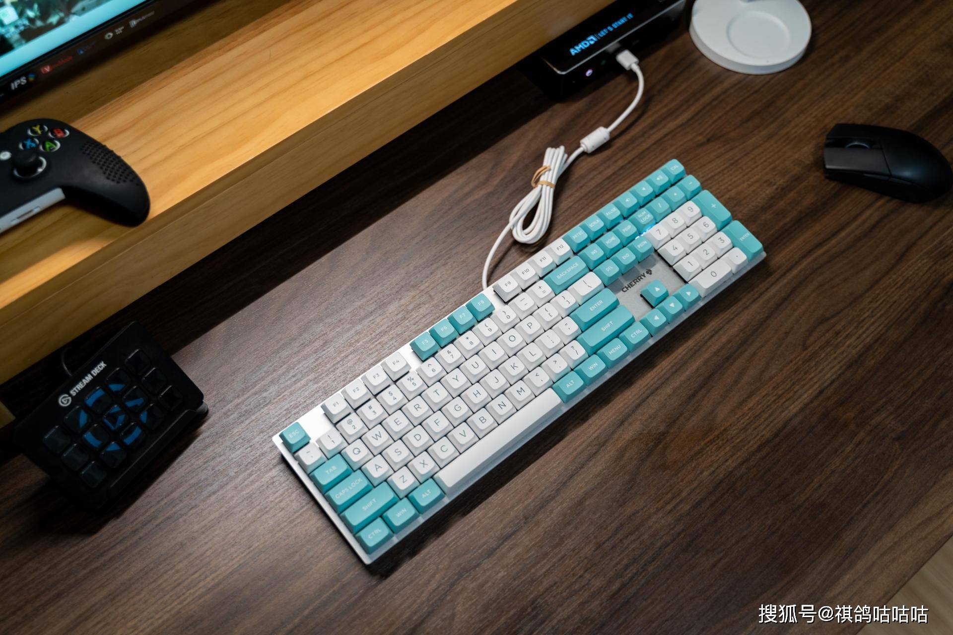 cherry樱桃kc200 mx,来自领导的肯定,表示很满意_键盘_感觉_灰白色