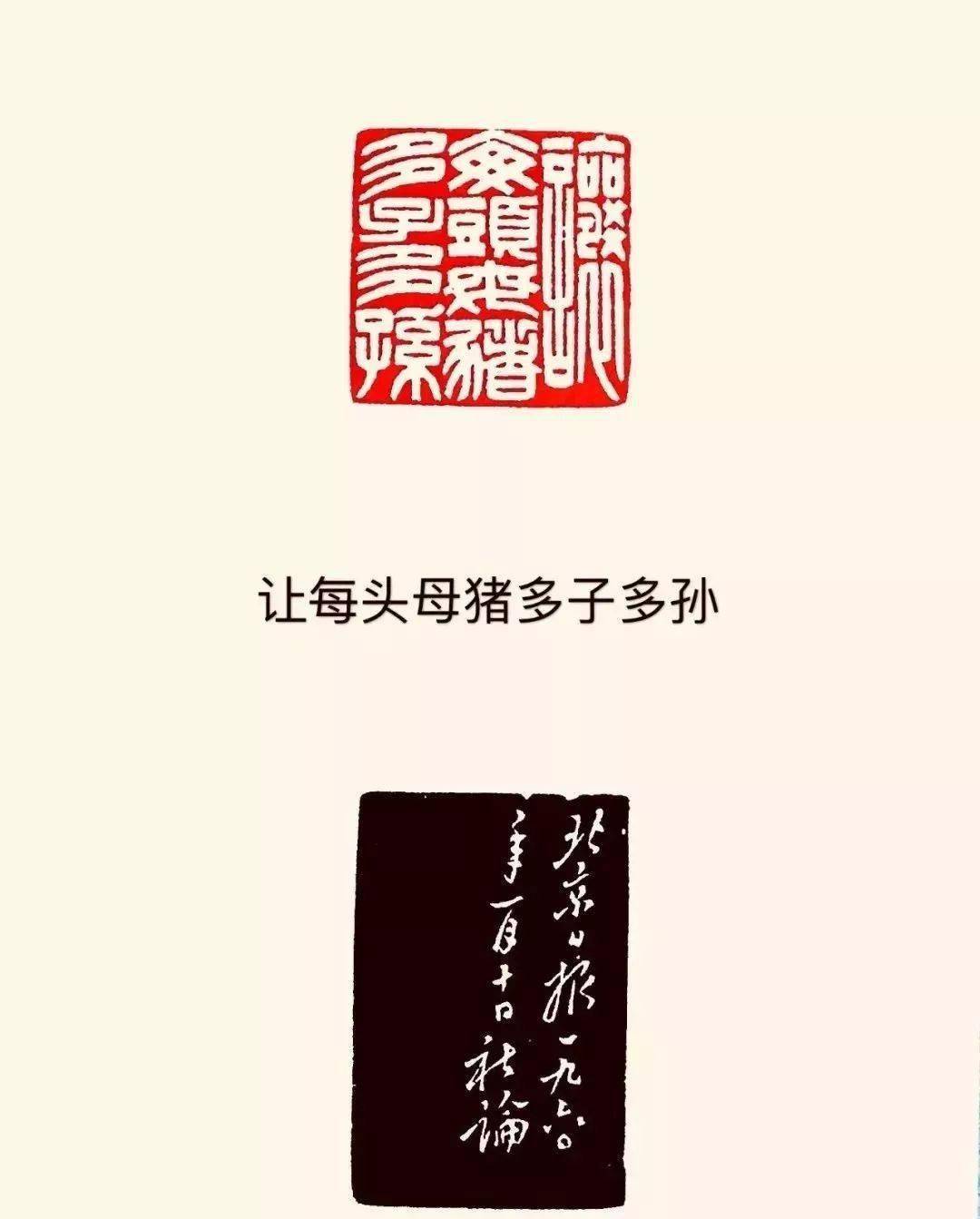 《养猪印谱》_张旭光_草书_艺术