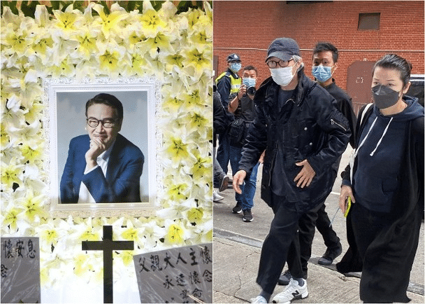 周文姬上一次露面是在达叔的葬礼上,她不仅代替星爷,也代表自己拜祭