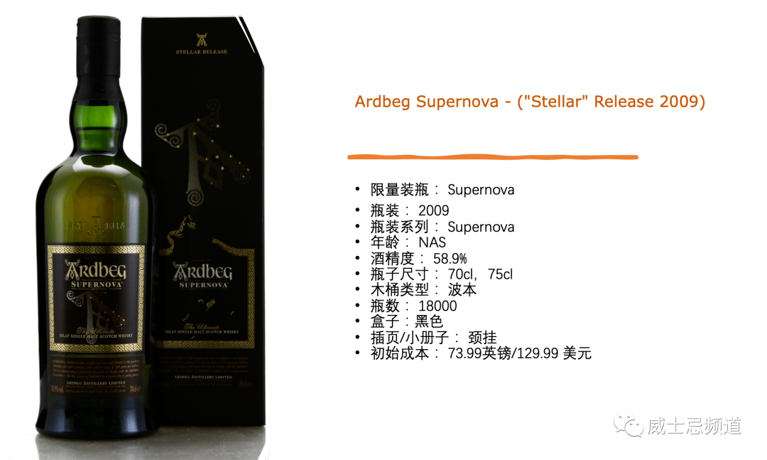 Ardbeg 迷看过来！特超新星来袭，Ardbeg史上最重烟熏泥煤的威士忌来了！