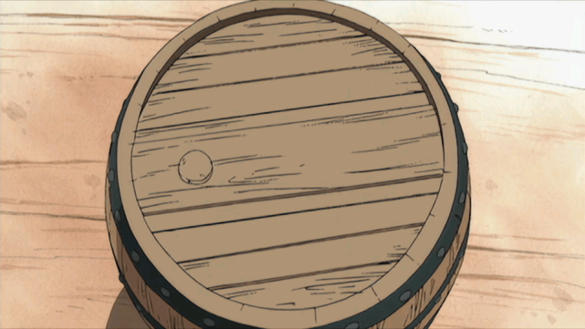 海贼王:还记得第一集的大酒桶吗?路飞是如何钻进去的?