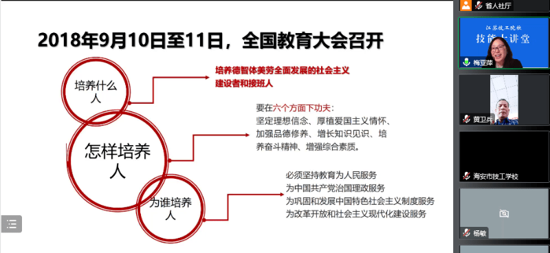 江苏技工院校技能大讲堂(五):讲好用好新时代大思政课培养高素质