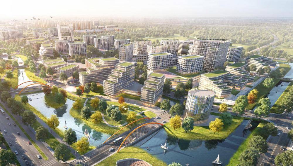 虹桥前湾公园开工,将打造"一湾两湖三区十八景"_生态_地区_建设