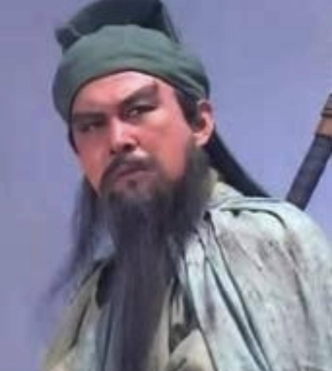陸樹銘（三国演義『関羽』役俳優）直筆サイン入り巻軸 中国央视版《三国演义》关羽扮演者陆树铭去世| 联合早报