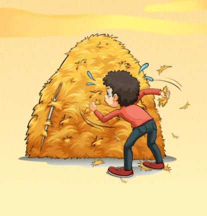 杜绝小孩在草垛附近玩火,避免引发火灾.