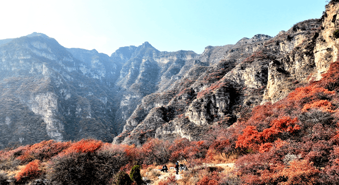 层林尽染千佛山 斑斓如画秋意浓_易县_秋景_秋风
