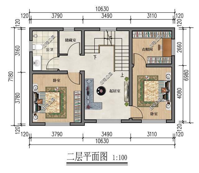 75平米别墅设计图纸图片