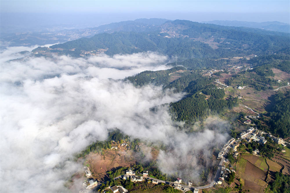 贵州黔西:生态乡村 秀美怡人_中坪镇_顺河村_照片