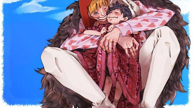 海贼王壁纸分享,罗和柯拉松被关鸟笼,在无情的现实下相互依偎_时候_图