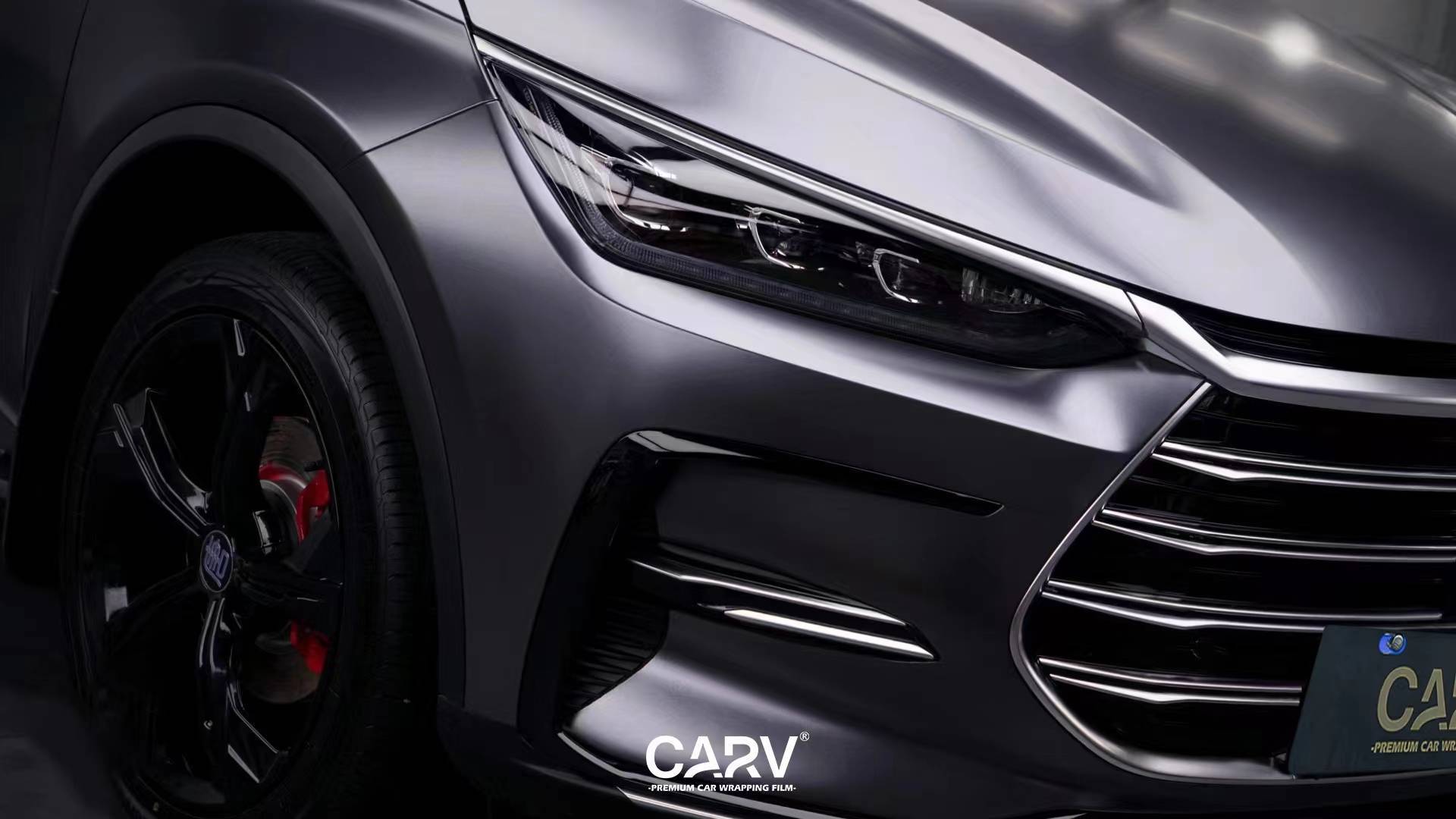 比亚迪唐卡孚改色膜电光深邃灰,高级耐看显年轻运动_搜狐汽车_搜狐网