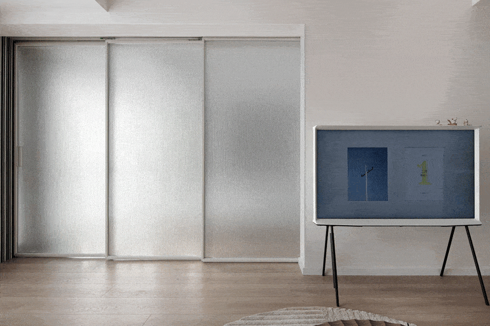 联动门用到家里,颜值和空间都有了_采光_厨房_三联