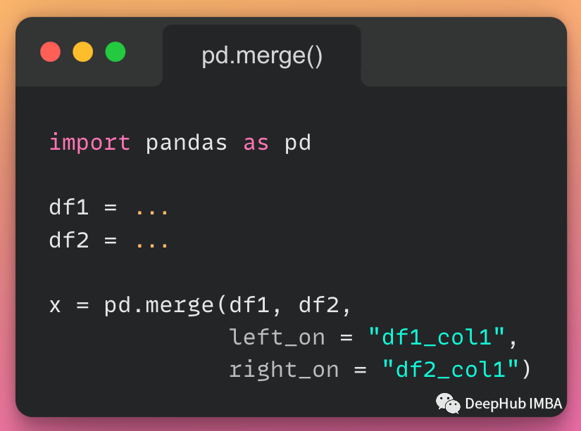 Pandas merge join concat data merge 