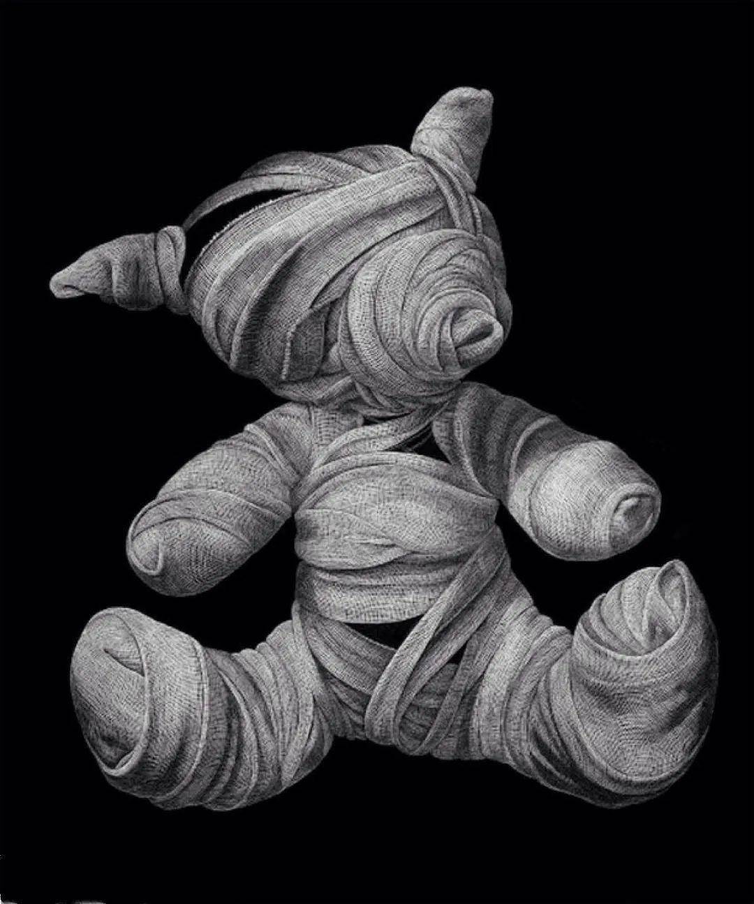 绷带裹着的童年回忆_zafar_adeel_艺术