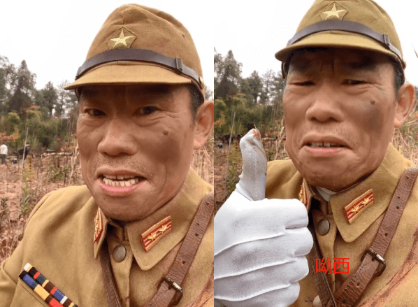 日本大佐大拇指表情包图片