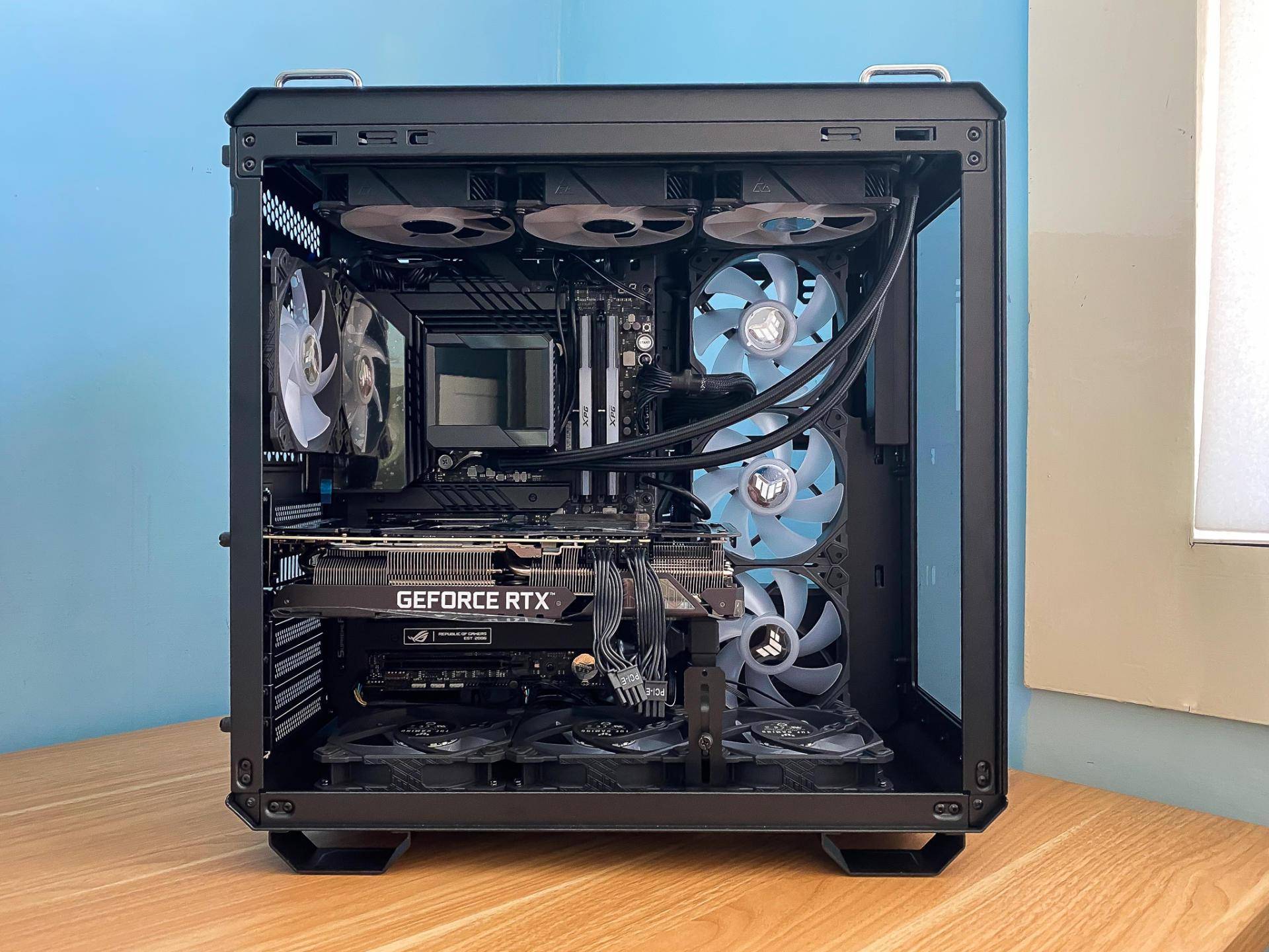 风道随心所欲,安装轻而易举,华硕tuf gaming gt502弹药库机箱实录