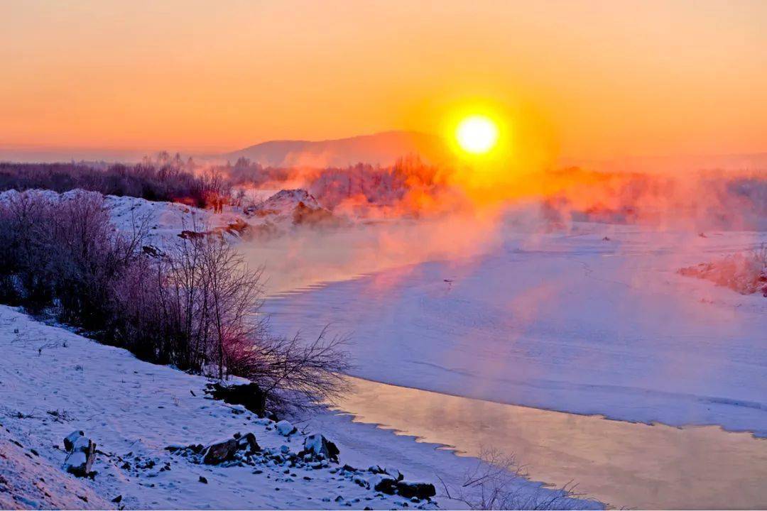 冬日暖阳图片唯美图片