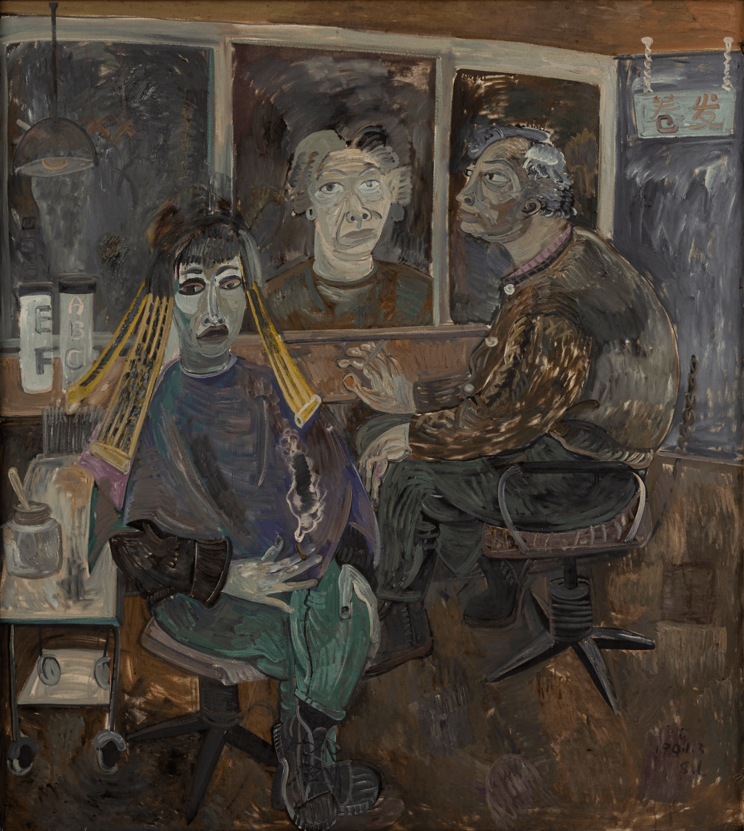 申玲 唯有眼前一只笔,画出花烂漫,人不老_cm_展览_布面