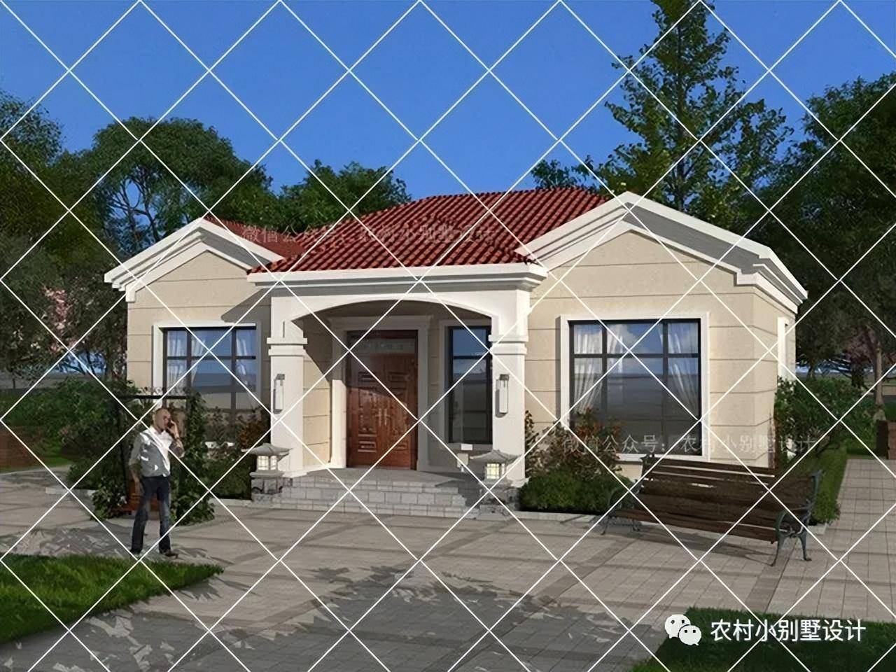 农村小别墅设计15万拿下的25套一层自建别墅,经济实用都能建_生活