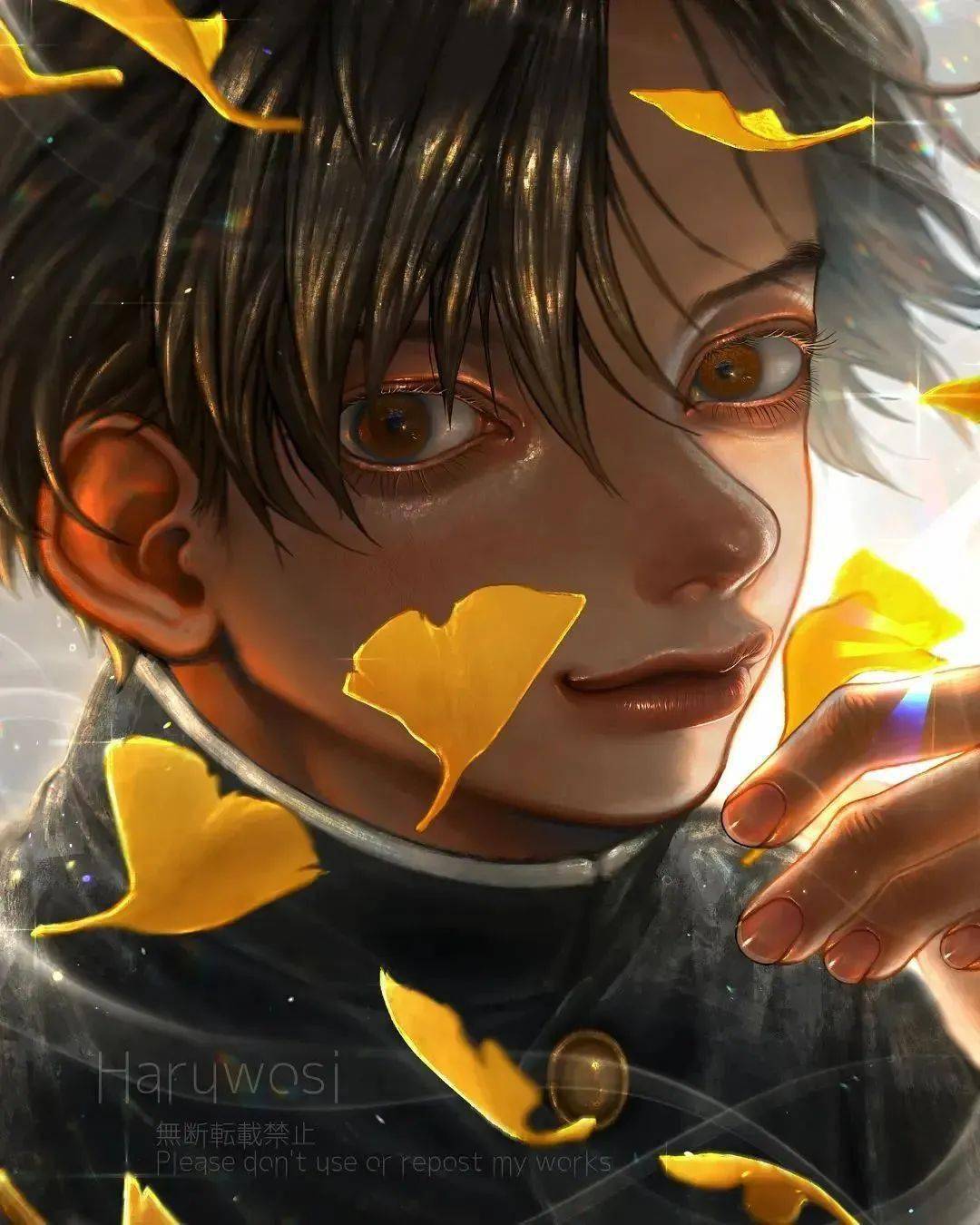 插画丨极品病娇,嗜血正太,男版富江这么带劲?_作品_画作_体积