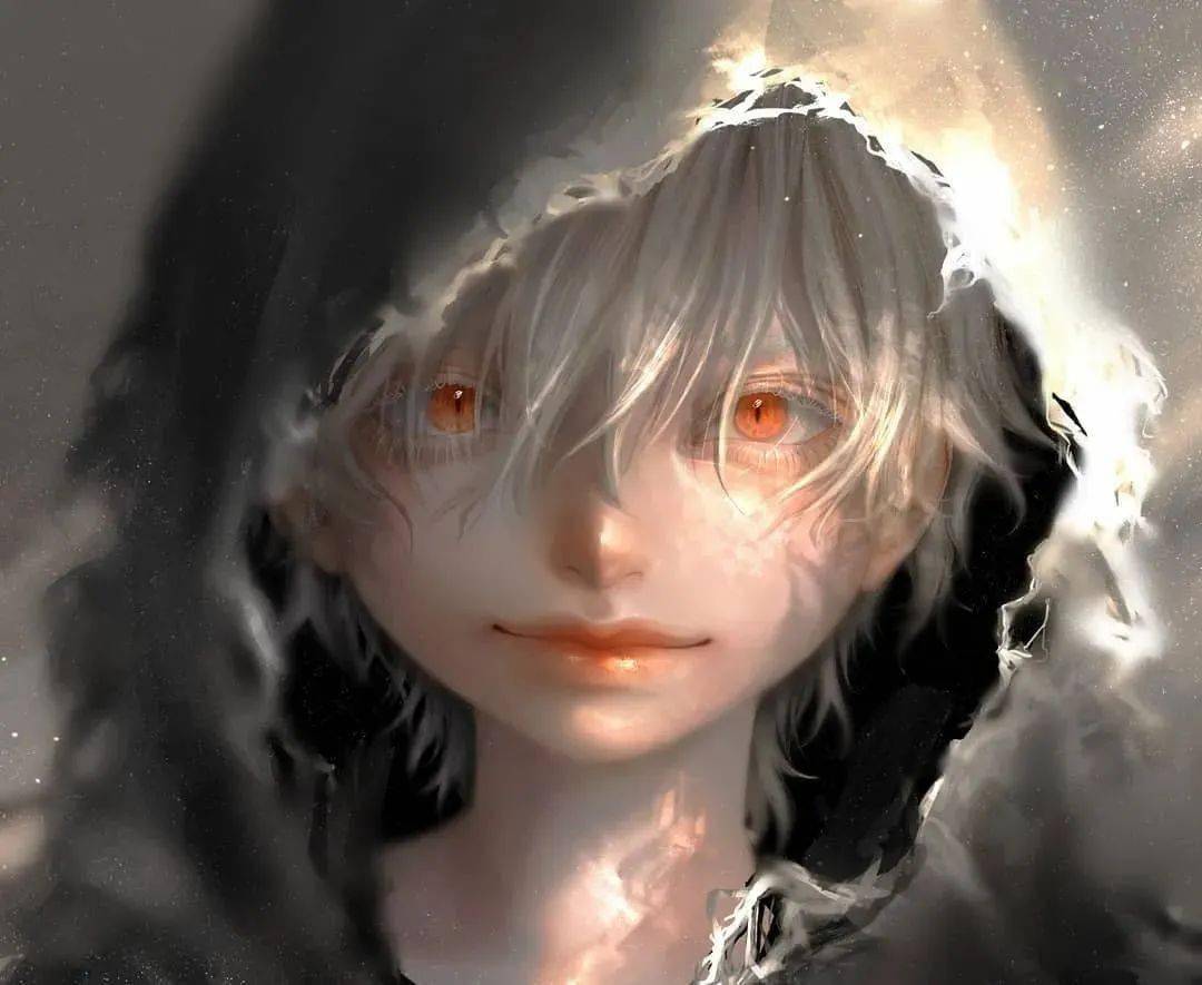 插画丨极品病娇,嗜血正太,男版富江这么带劲?_作品_画作_体积