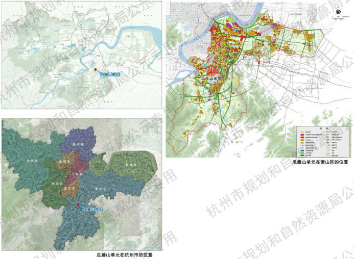 【规划】瓜藤山单元控规公示,建设萧山城区南部集综合服务、创研融合等功能于一体的城乡共生单元!_设施_用地_城市