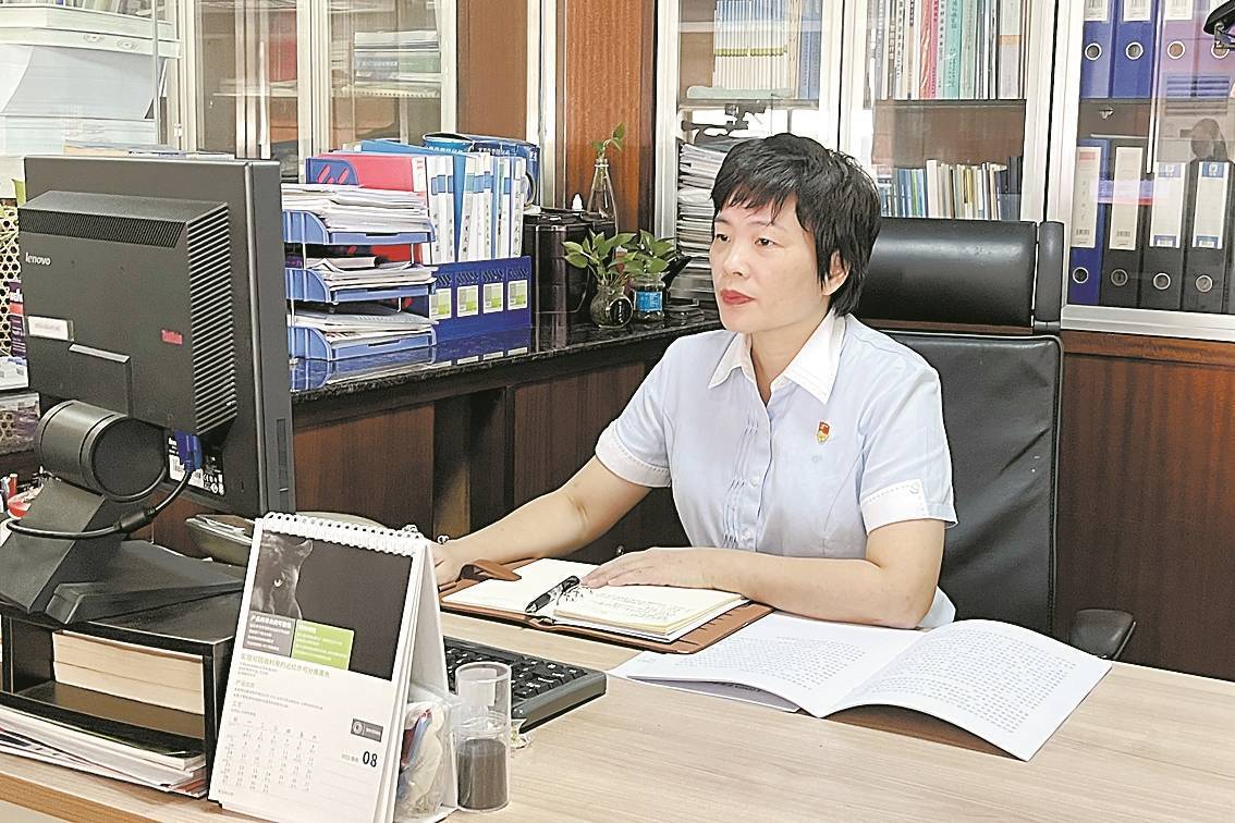 广东新会美达锦纶有限公司首席工程师陈欣:羊城晚报记者 陈卓栋 通讯