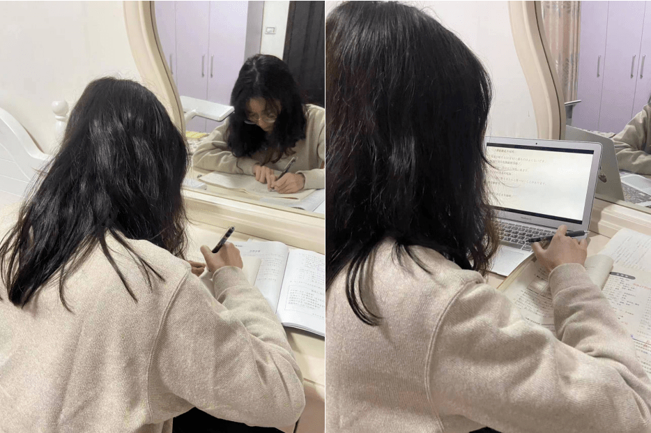 网课中,那些最美的背影!