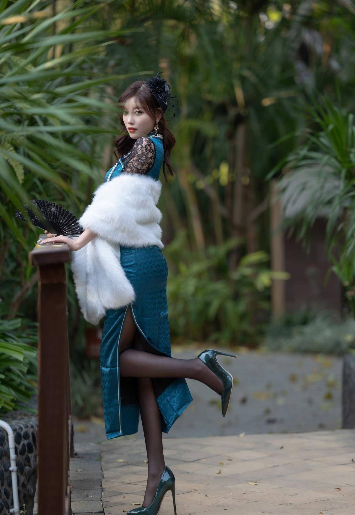 旗袍搭配高跟鞋, 弥漫出优雅气质, 倾国倾城_时尚_魅力_女性