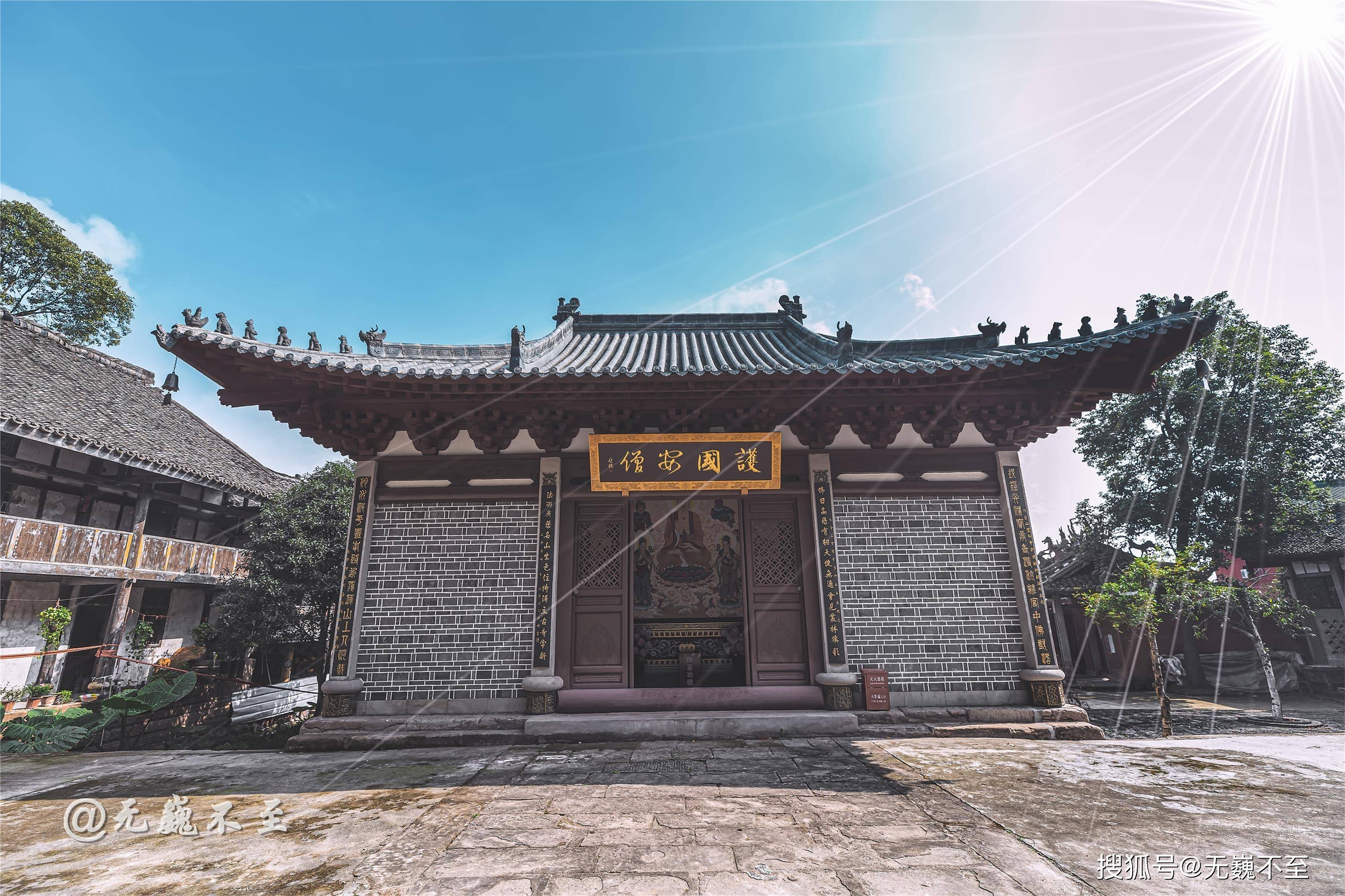 金堂炮台山——药师佛道场,宋代古刹拈花寺_寺庙_端头_千年