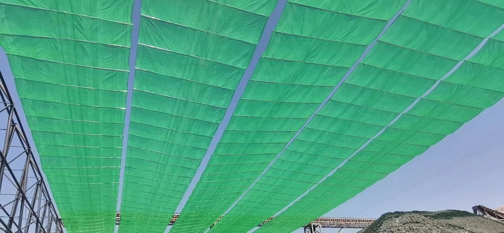 基坑防尘天幕厂家a青岛料场防尘天幕价格_施工_作业_控制