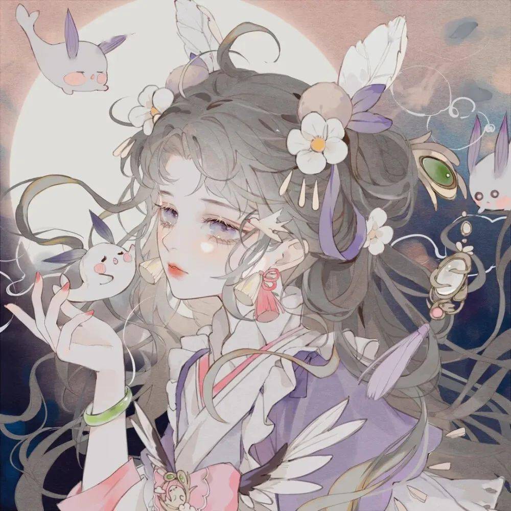 头像| 满屏颜值绝美的动漫头像_wi-fi_图片_字体