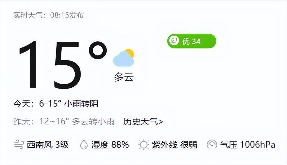 小雨转阴图片