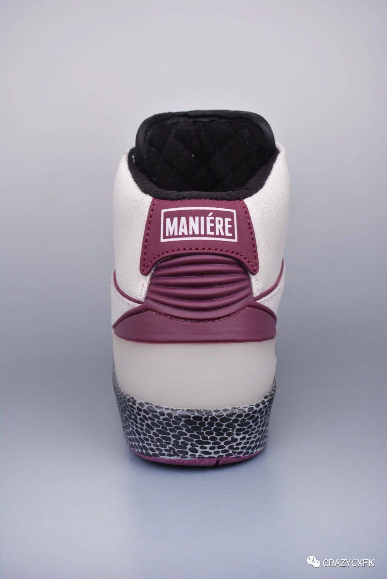 乔丹 a ma maniere x air jordan 2 airness 联名冰裂纹篮球鞋