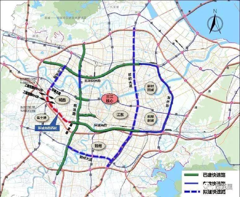 (宁波中心城区"四横五纵"快速路网)返回搜狐,查看更多